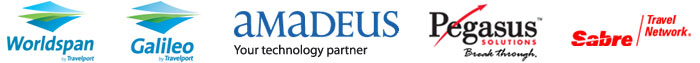 GDS Partners: Worldspan, Galileo, Amadeus, Pegasus and Sabre